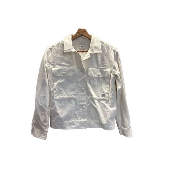 Vans Jacket Womens Extra Small (XS) Ground Work Snap Pockets Skater Snap Casual - Picture 1 of 6